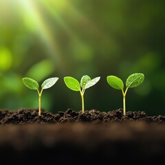 Poster - Regenerative Growth Eco-Innovative Seedling Development in Sustainable Agriculture - Next-Gen Climate Resilience and Green Technology Visualization