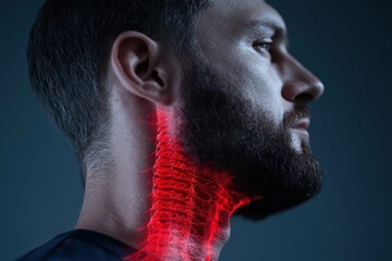 Poster - Next-Gen Medical Visualization Immersive Anatomical AI of Cervical Spine Highlighting Neurological Pain Pathways in Precision Healthcare Technology