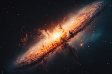 Poster - Quantum Cosmos Immersive 8K Galactic Visualization of Explosive Celestial Dynamics - Next-Gen Scientific Storytelling for Space Exploration and Educational Innovation
