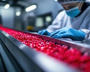 Poster - High-Tech Pharma Innovation Advanced Manufacturing of Red Capsules with AI-Driven Quality Control, Precision Health Production for Global Wellness Ecosystem