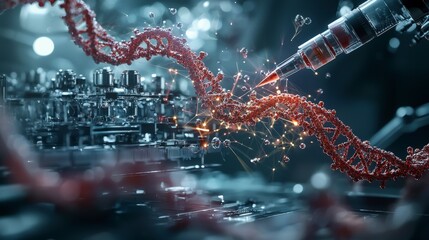 Aufkleber - Revolutionizing science innovative genetic engineering and dynamic high-resolution imaging techniques