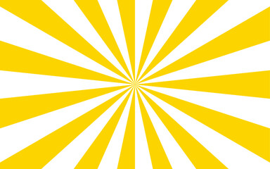 Aufkleber - Abstract background with sunburst or radial burst pattern. Vintage sun ray and spiral sunrise, sunlight creative summer sunny. Flat ,graphic, with sharp, clean edges and retro or comic-inspired design