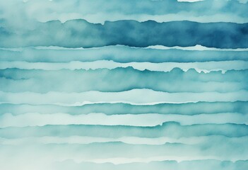 Wall Mural - design detail color spots backdrop sea blue stripe watercolor wave art brush light drawn paint colours coloured blank illustration disrobed banner beauty ink hand fashion frame edge isolated pattern