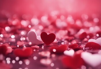 Wall Mural - abstract valentines day background eve christmas decor defocused bokeh nubes pink festive 14-feb val