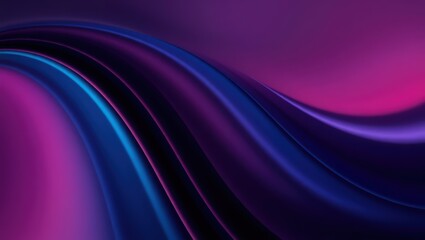 Wall Mural - Abstract waves of vibrant colors creating a dynamic and fluid motion with smooth transitions and gradients
