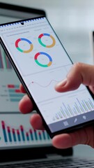 Aufkleber - Business Data Analytics Dashboard