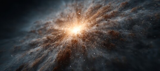 Wall Mural - black hole big bang. time space dilation. science galaxy astronomy. generative ai technology.