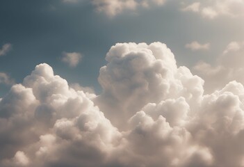 Wall Mural - realistic backgrounds freedom shapes png rendering 3d beautiful clouds isolate