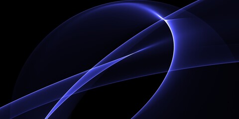 Futuristic technology abstract blue background with a glowing neon outline, tech background