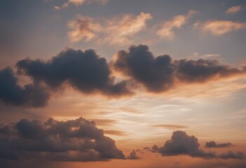 Wall Mural - sky background sunset clouds at as the