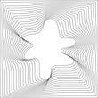 © Iyrin - Square blend line fluid shape. Technology modern design