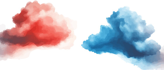 Wall Mural - abstract cloud vector illustration background