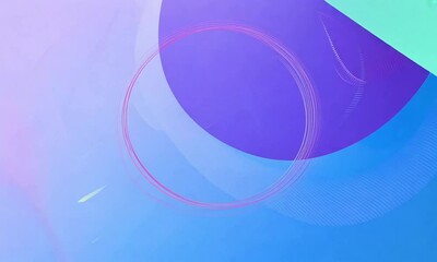 Wall Mural - flat design featuring bold colorful triangles with smooth animation for dynamic visual effect made w
