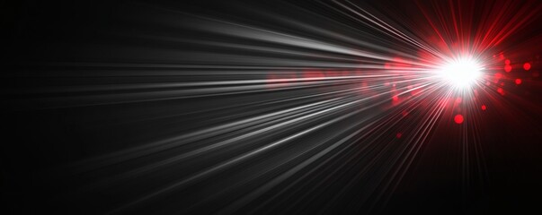 Wall Mural - radiating light streaks against a dark background.