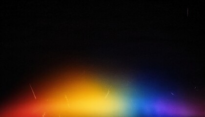 Leinwandbilder - abstract gradient light leaks on vintage film texture for digital background, design overlay, or photo editing effect

