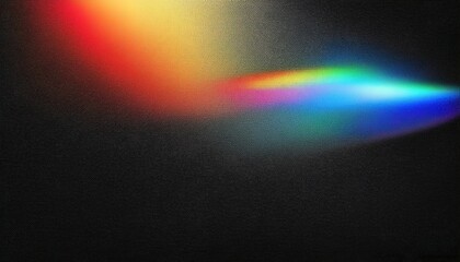 Aufkleber - vibrant abstract light prism spectrum on dark background for digital art, album cover, or modern visual design


