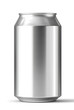 © HADI INCREDIBLE - Sleek silver aluminum beverage can mockup for product presentation