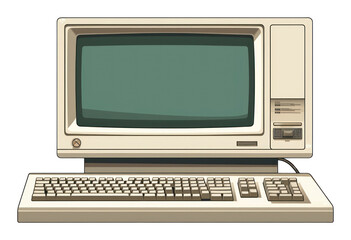 Wall Mural - png computer screen white background electronics television.