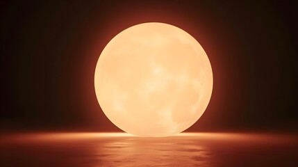Wall Mural - Soft Circular Gradient Blending Light Source Against Dark Background