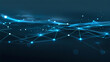 © Vagabonds_realm - Abstract blue web of light points and connecting lines, suggesting data flow.