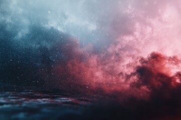 Wall Mural - Cosmic Dreamscape: Pink and Blue Nebula