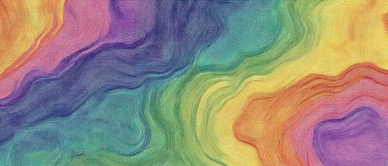 Wall Mural - A colorful rainbow with a lot of different colors