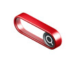 © Khmel - Red search icon design for digital interface and applications on a transparent background, cut out