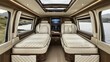 © Aulia - Luxurious van interior with double bed.  Spacious, comfortable, and refined