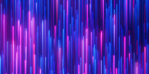 Wall Mural - ascending bigdata light speed flow. abstract digital data stream of quantum computing. cyberspace of