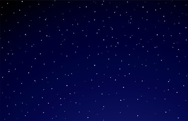 stars in the night sky. vector drawing