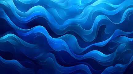 Wall Mural - abstract blue ocean background