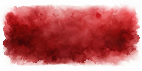 Aufkleber - Crimson Watercolor Wash A Deep Red Abstract Background Texture for Design Projects