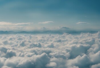 Wall Mural - natural sky daylight cloud background blue panorama scenic white season beautiful weather scene pano
