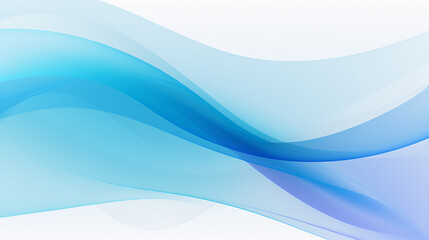 Leinwandbilder - A bright blue gradient background with white flowing curves, perfect for startup presentations, slide decks, and digital displays.

