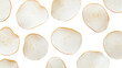 © Alloca Design Studio - a pattern of sliced apples on a transparent background, PNG image, PNG file, Generative art.