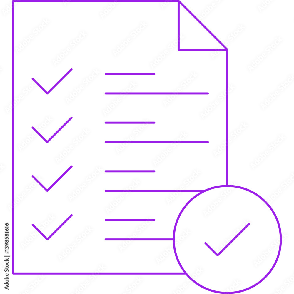 Checking free single vector illustration icon Stock Vector | Adobe Stock