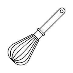 Wall Mural - whisk icon, whisk vector illustration-simple illustration of whisk, perfect for whisk logos and icon