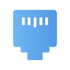 Aufkleber - RJ45 Icon for Networking and Connectivity Solutions