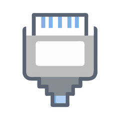 Poster - RJ45 Icon for Networking and Connectivity Solutions