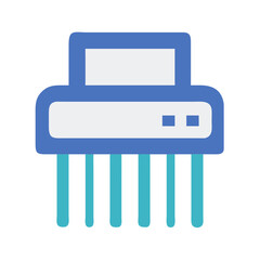 Aufkleber - Shredder Icon for Document Disposal and Security