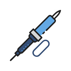 Poster - Soldering Iron Icon for Precision and Craftsmanship