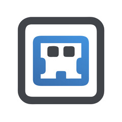 Poster - Telephone Socket Icon for Connectivity and Communication
