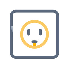 Poster - Telephone Socket Icon for Connectivity and Communication