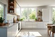 © Yaroslava - modern kitchen transformation sleek cabinets minimalist design innovative storage bright aesthetic, workspace, cupboard, fixture, surface, appliance