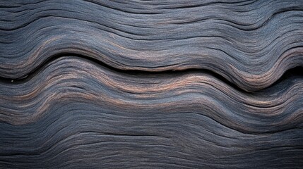 Aufkleber - Textured dark wooden surface exhibits intricate grain and knots, enhanced by soft natural lighting, offering a warm backdrop ideal for various design projects