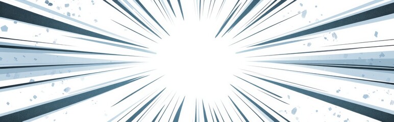 Wall Mural - simple vector graphic with gray rays radiating from the center on a white background.