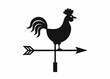 © Masud - Weather Vane Silhouette: A classic weather vane, featuring a rooster silhouette atop an arrow, points towards the direction, embodying rural charm and vintage simplicity.