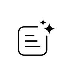 generate text icon. ai generate text icon button. generate article or letter vector icon with editab