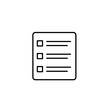 © Ferdinand - Simple checklist icon on a white background