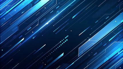 Abstract blue tech background. Futuristic digital design.
